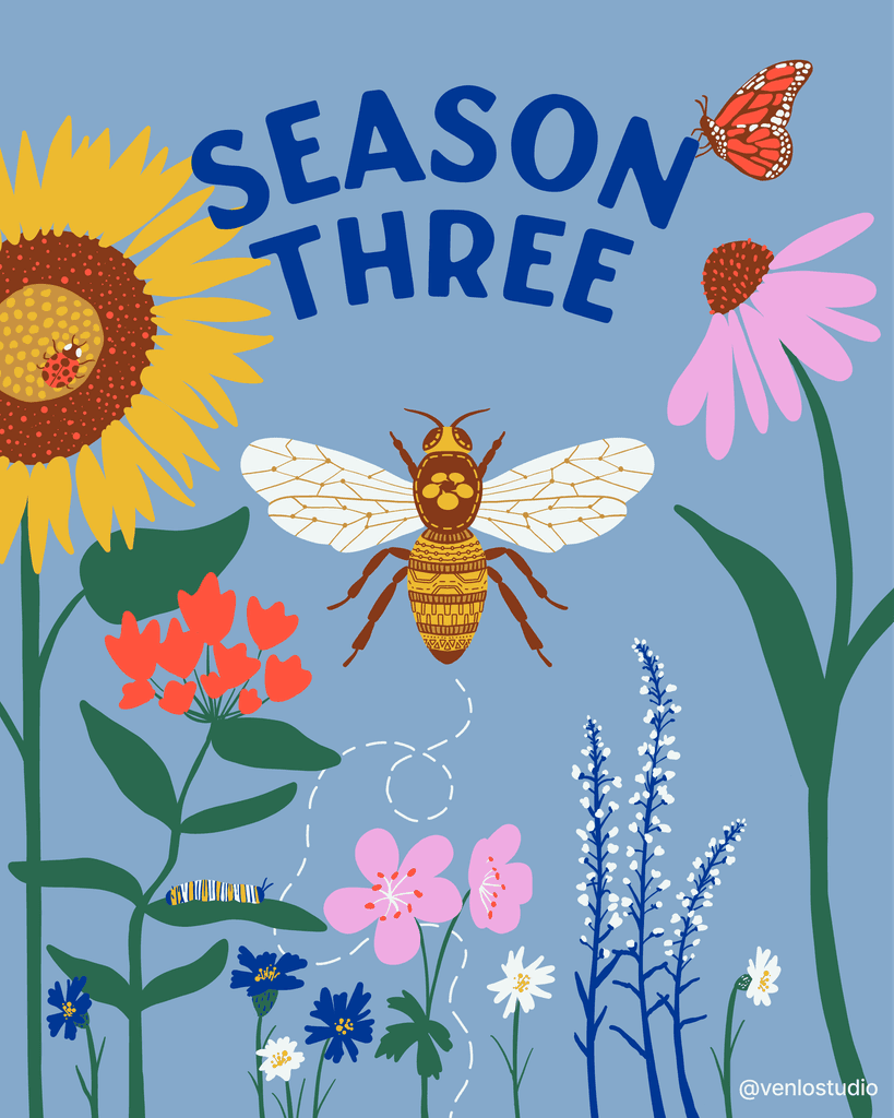 Season 3 - Bee theme artwork
